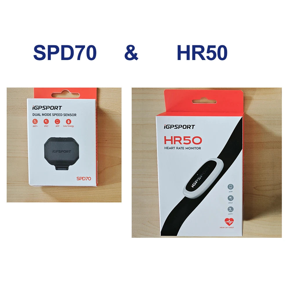 iGPSPORT Cadence, Speed & Heart Rate Sensors – Bluetooth & ANT+