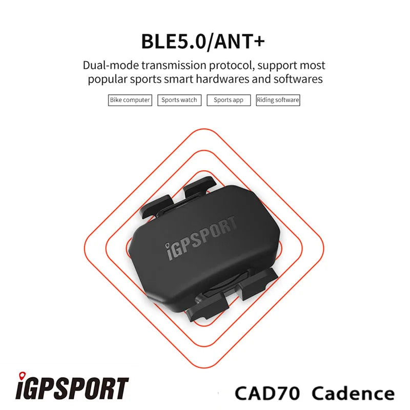 iGPSPORT cadence speed and heart rate sensors