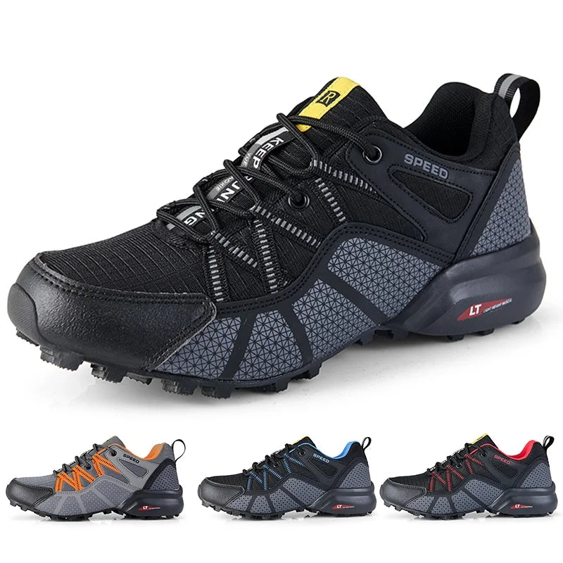 Mens lightweight non-slip cycling shoes