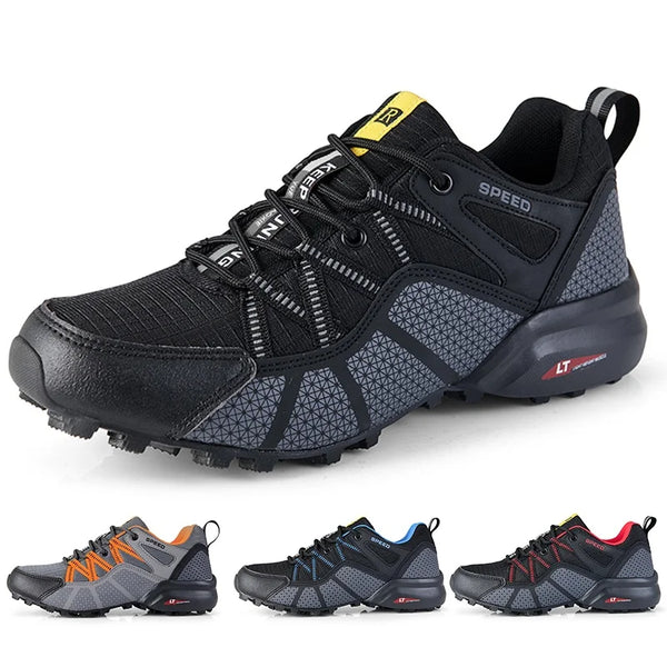 Mens lightweight non-slip cycling shoes