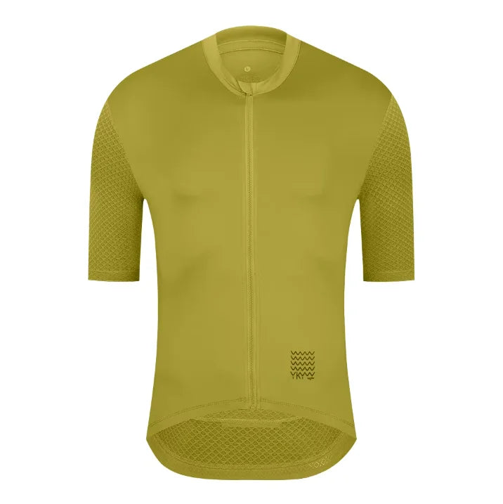 YKYWBIKE Men’s Classic Cycling Jersey – Breathable Pro Team Summer Shirt