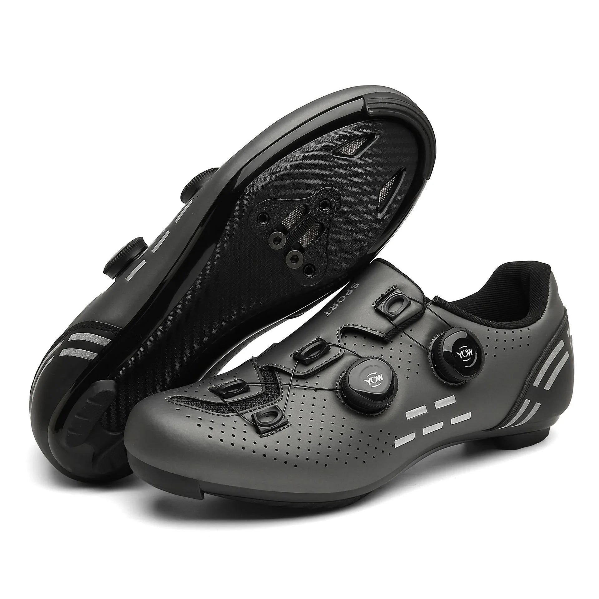 CC Chengta Men’s Road Cycling Shoes – Zip Closure