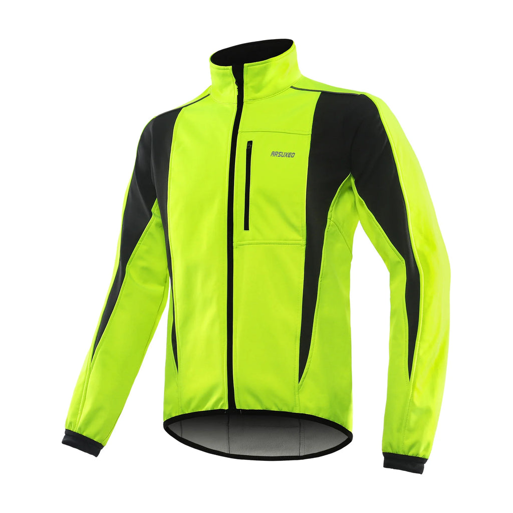 Windproof waterproof winter cycling jacket