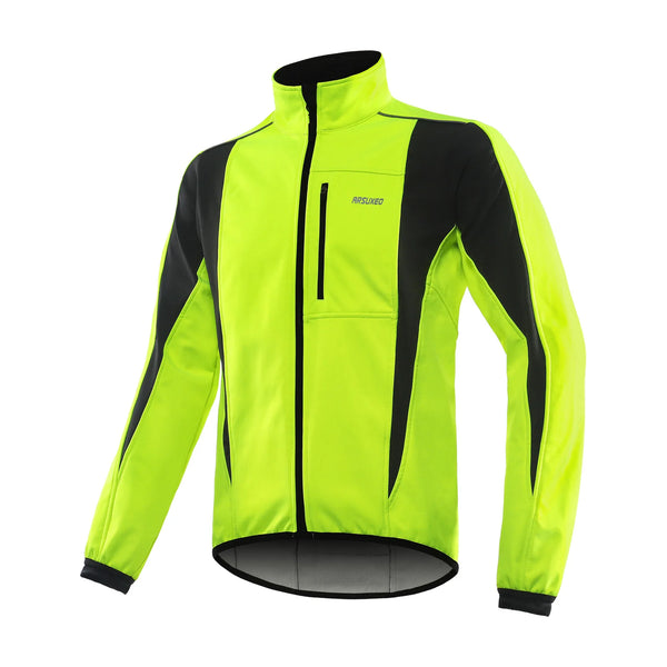 Windproof waterproof winter cycling jacket