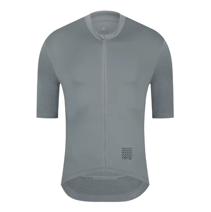 YKYWBIKE Men’s Classic Cycling Jersey – Breathable Pro Team Summer Shirt