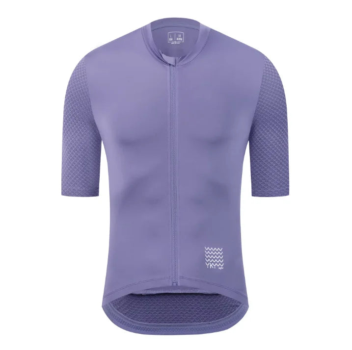 YKYWBIKE Men’s Classic Cycling Jersey – Breathable Pro Team Summer Shirt