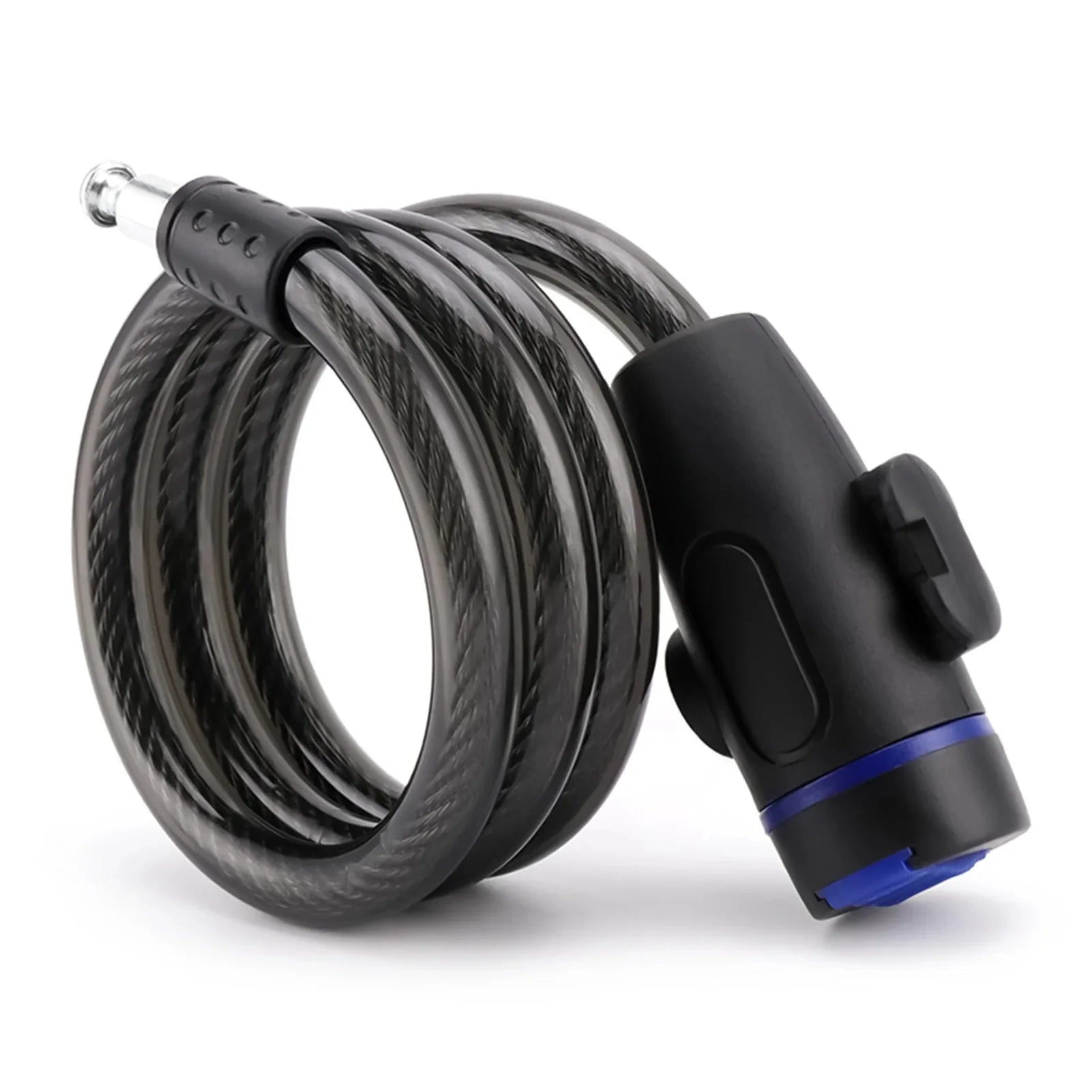 Anti-theft steel bike cable lock with 2 keys