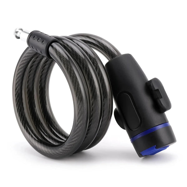 Anti-theft steel bike cable lock with 2 keys