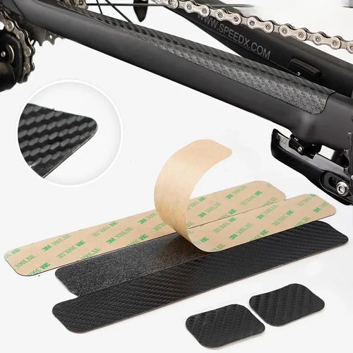 Carbon fiber MTB chain protector frame guard