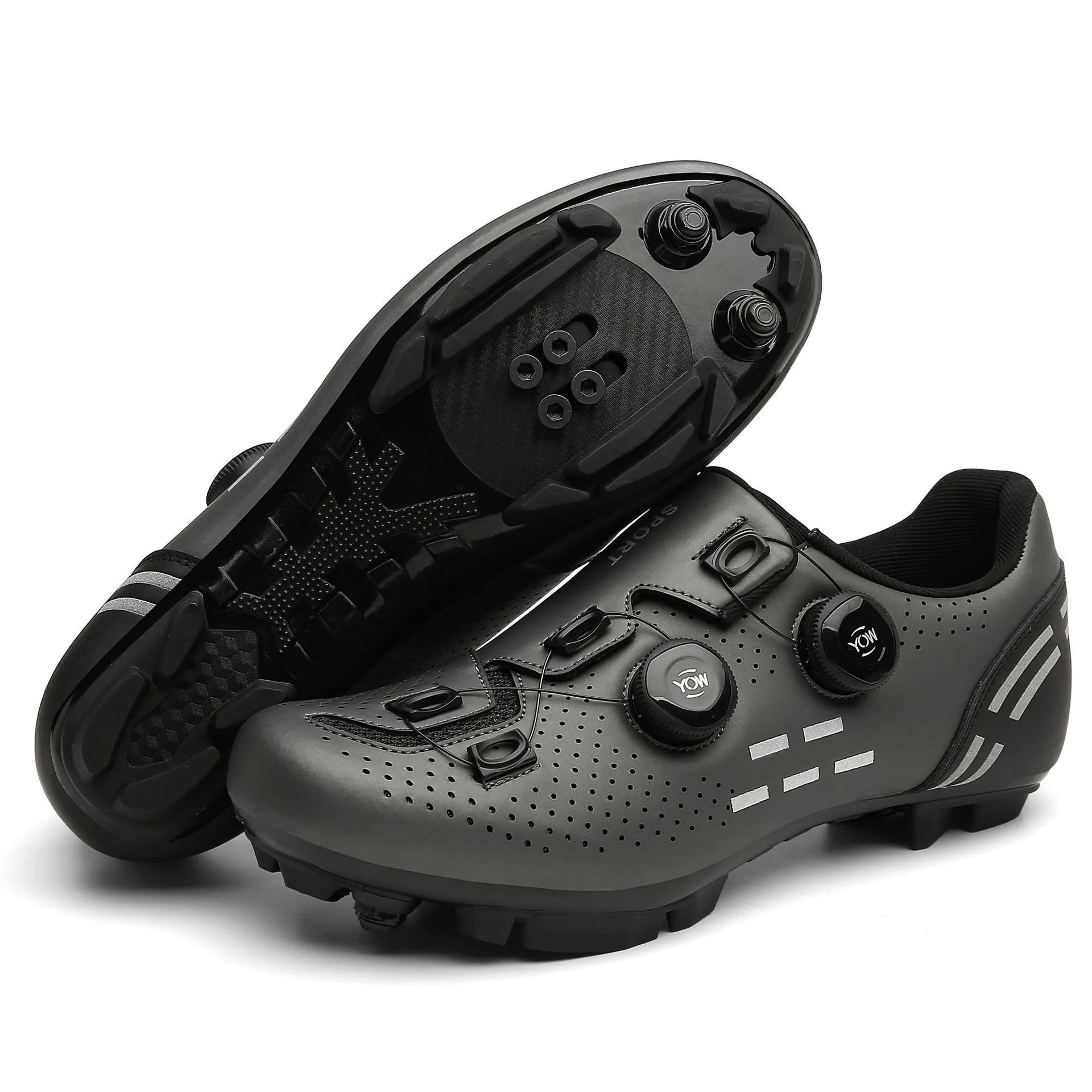 CC Chengta Men’s Road Cycling Shoes – Zip Closure